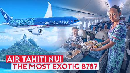 Tahitian Dreamliner: Air Tahiti Nui - The Most Exotic 787 - YouTube